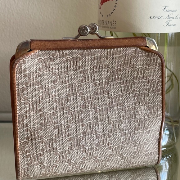 VINTAGE Celine Macadam Short Wallet  Made in Italy - Picture 11 of 14